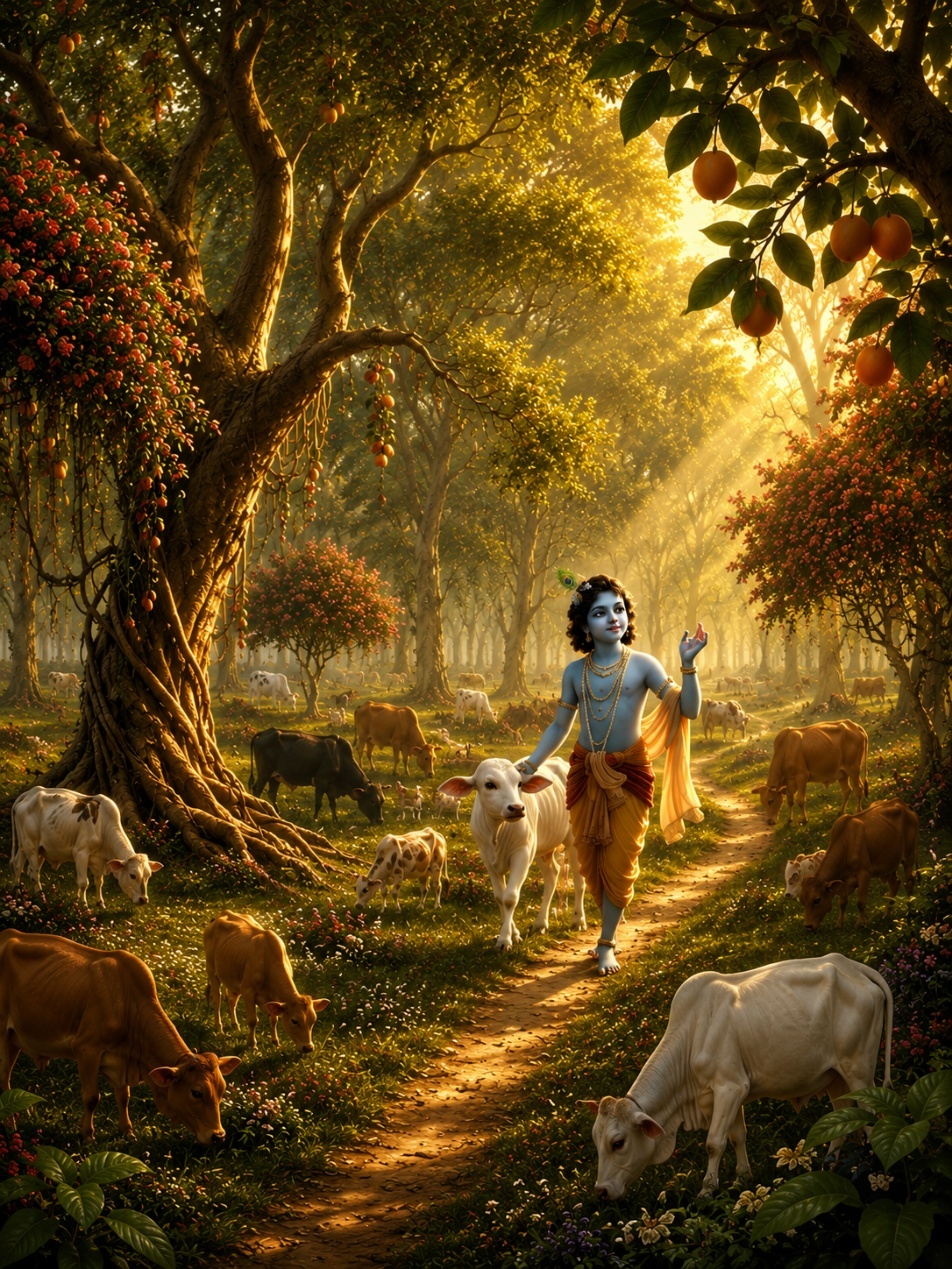 A person walking on a path with cows
AI-generated content may be incorrect.