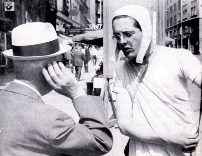 Krishnadas preaching in Hamburg, 1970